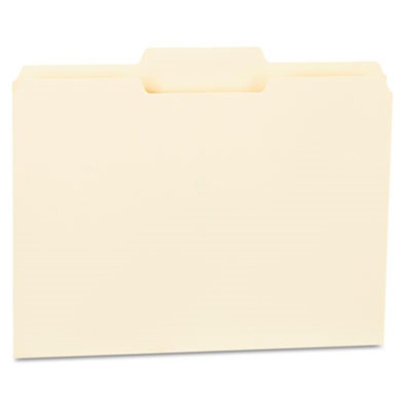 Coolcrafts File Folders .33 Cut Second Position, One-Ply Top Tab, Letter, Manila, 100-Box CO8721 - main